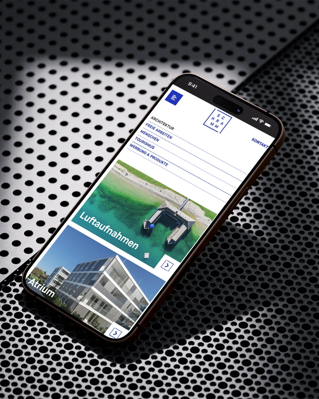 Christian Schramm UX Design iPhone Mockup