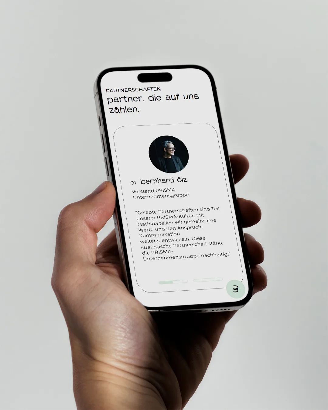 mathida Kommunikationsagentur Entwicklung Mockup iPhone